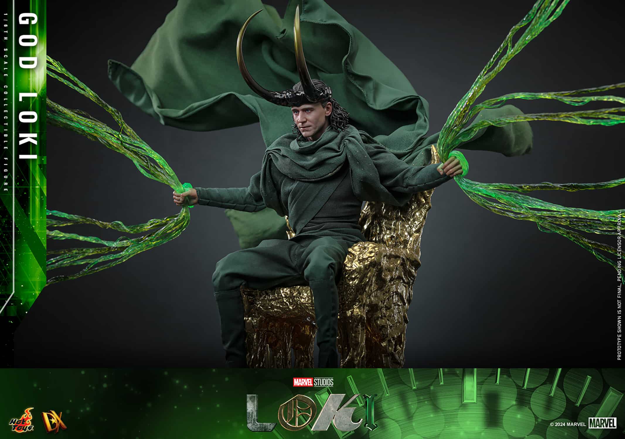 Hot Toys God Loki Sixth Scale Figure Marvel Limited Collectible