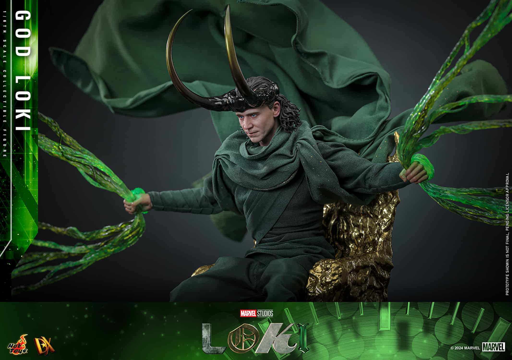 Hot Toys God Loki Sixth Scale Figure Marvel Limited Collectible