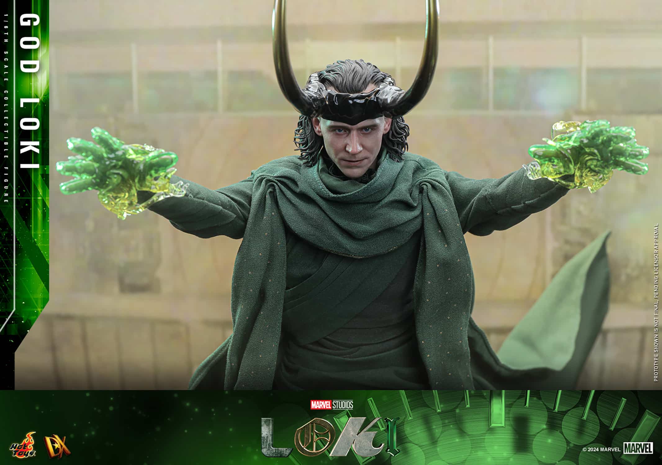 Hot Toys God Loki Sixth Scale Figure Marvel Limited Collectible
