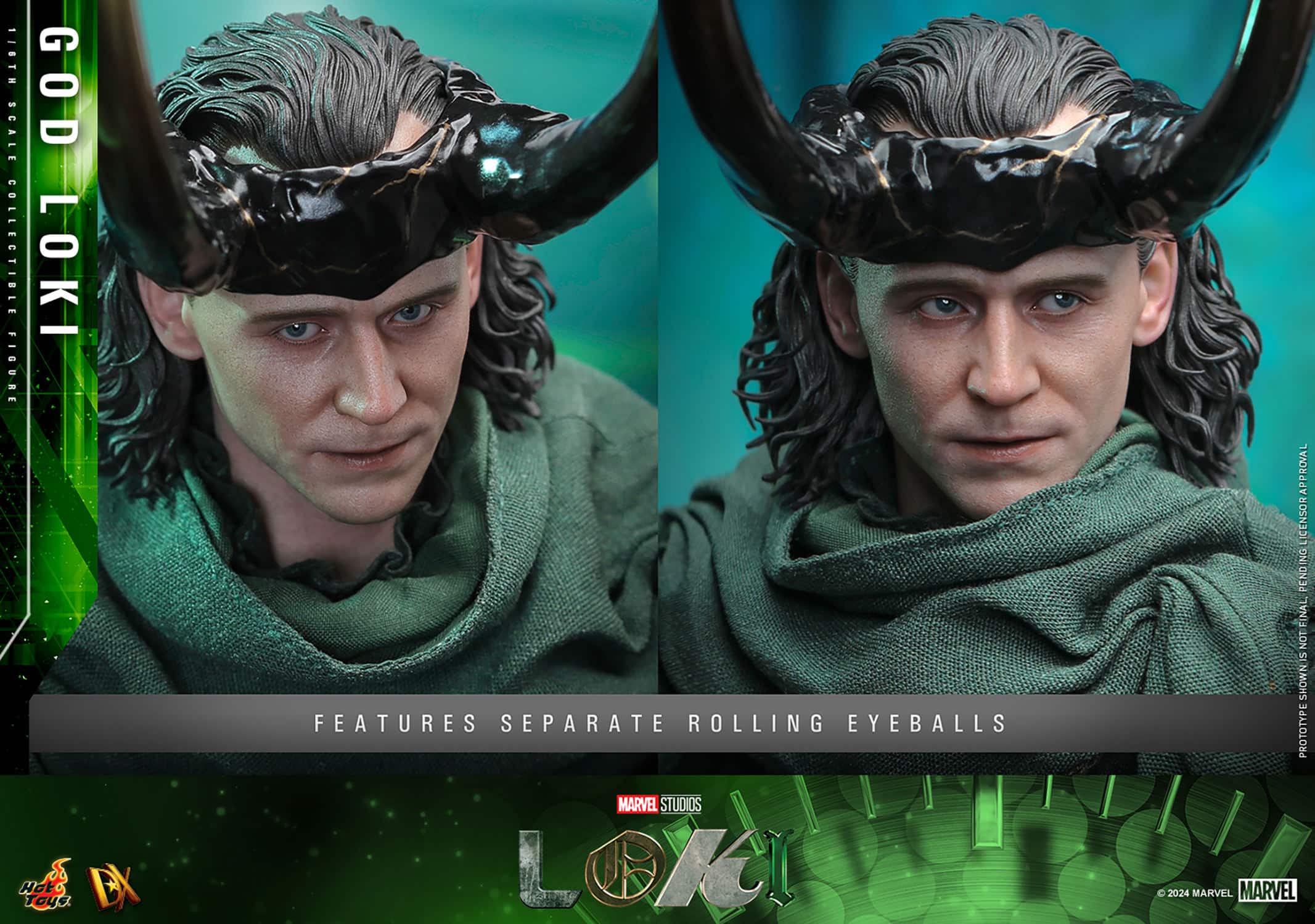 Hot Toys God Loki Sixth Scale Figure Marvel Limited Collectible