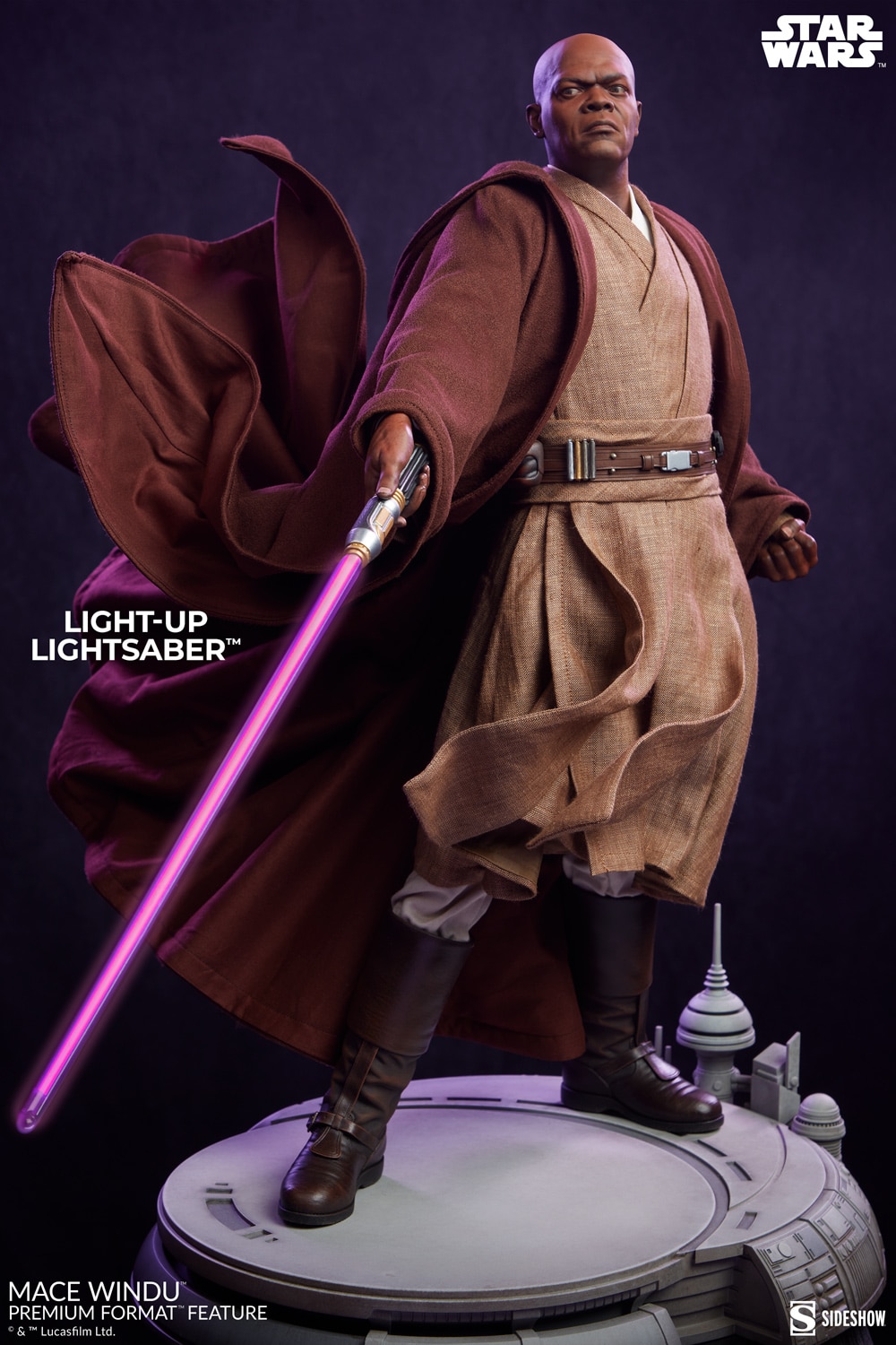 Sideshow Collectibles Mace Windu Premium Format Figure Star Wars Collectible Statue