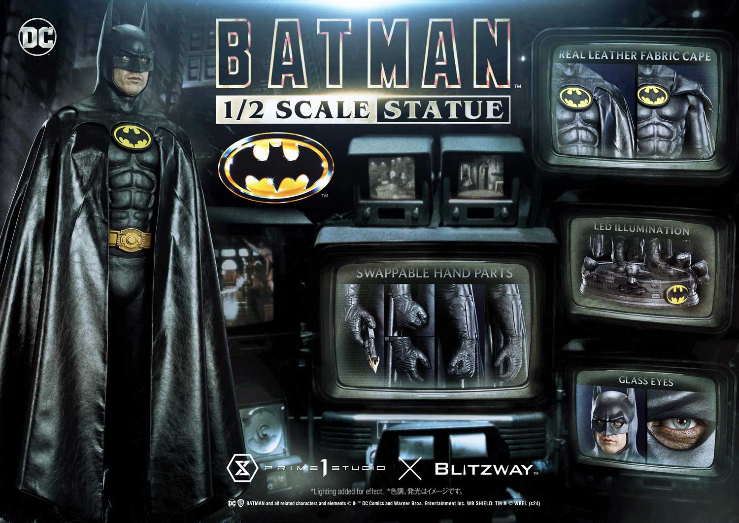 Prime 1 Studio Batman 1989 1/2 Scale Statue Blitzway Limited DC Collectible