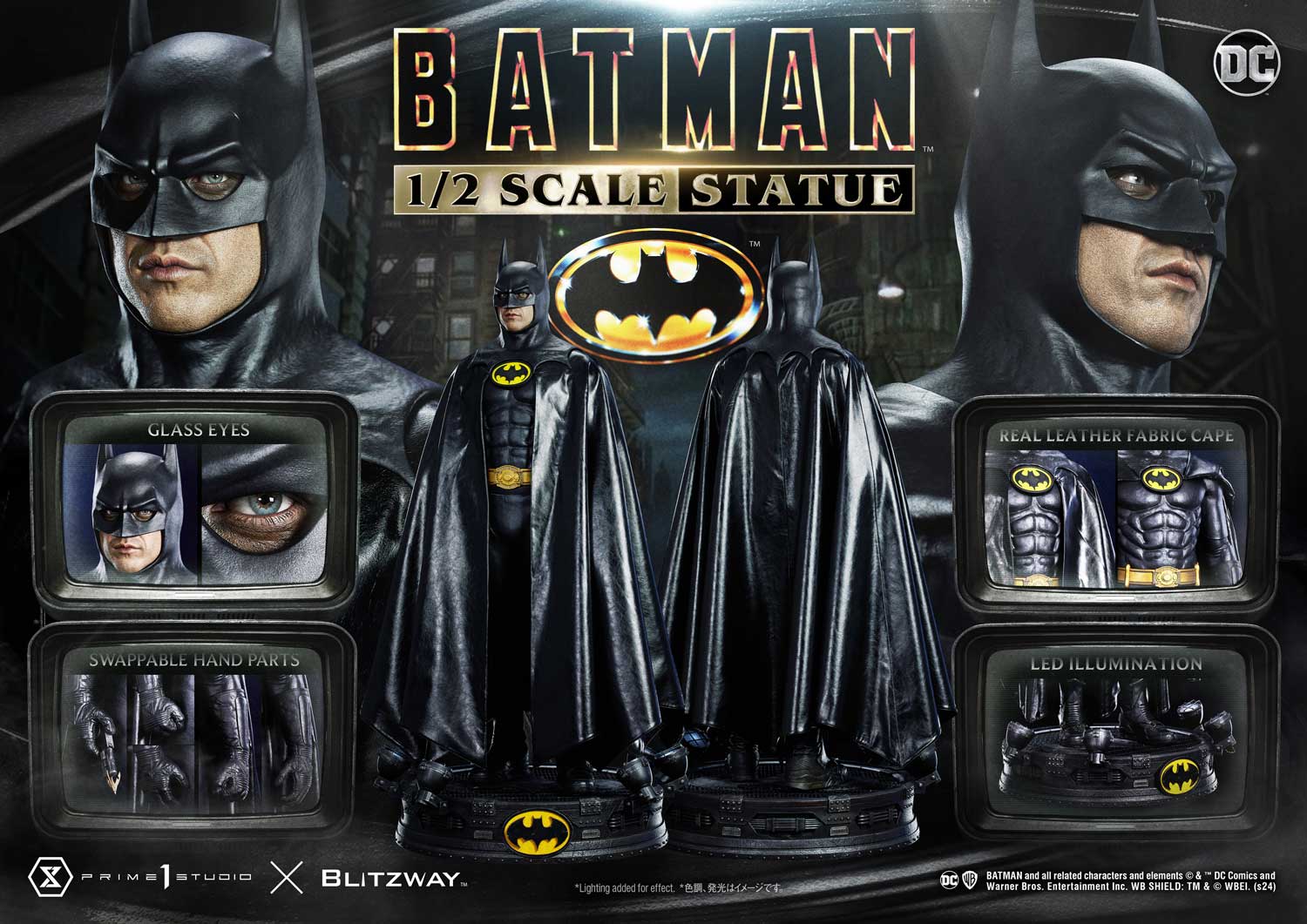Prime 1 Studio Batman 1989 1/2 Scale Statue Blitzway Limited DC Collectible