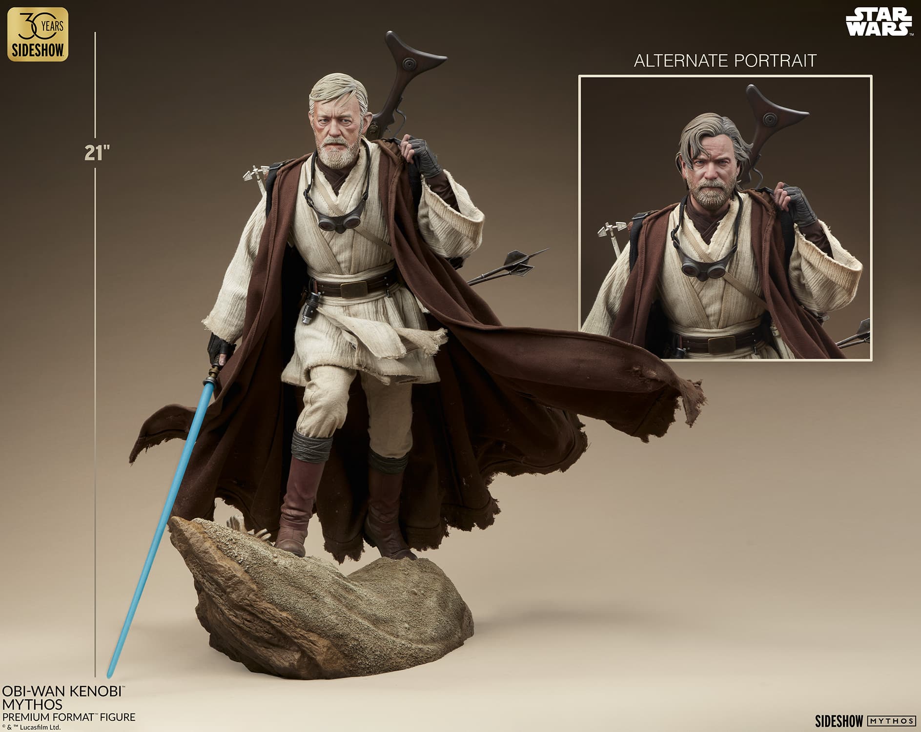 Sideshow Collectibles Obi-Wan Kenobi Mythos Premium Format Figure Star Wars Limited Statue