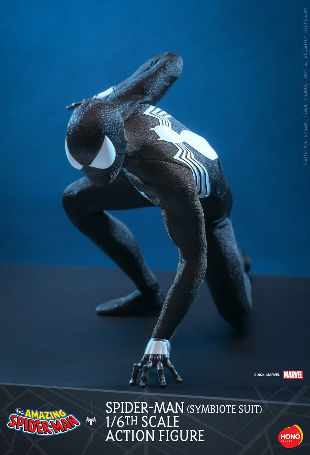 Hono Studio Spider-Man Symbiote Suit Sixth Scale Figure Limited 1:6 Collectible