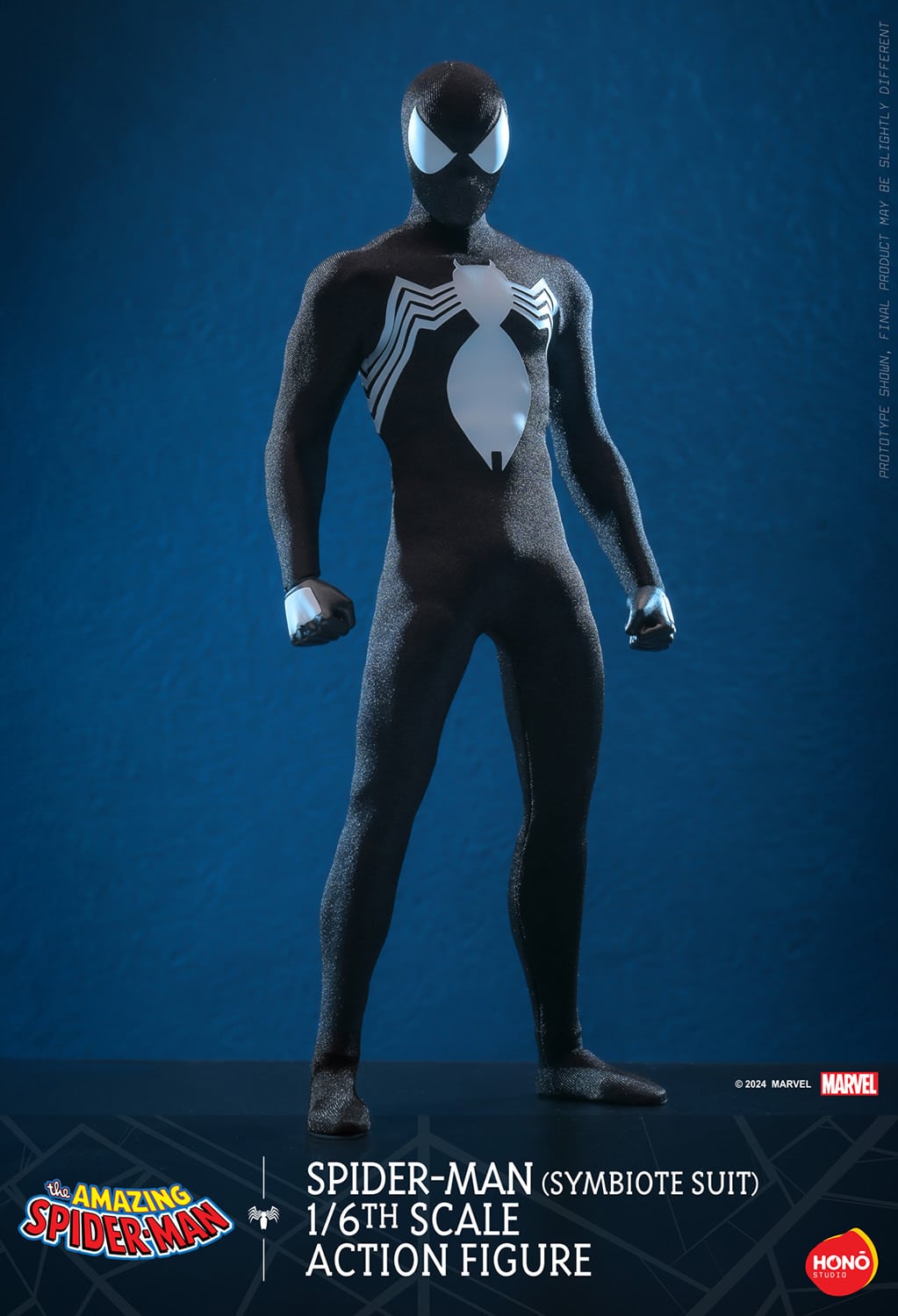 Hono Studio Spider-Man Symbiote Suit Sixth Scale Figure Limited 1:6 Collectible