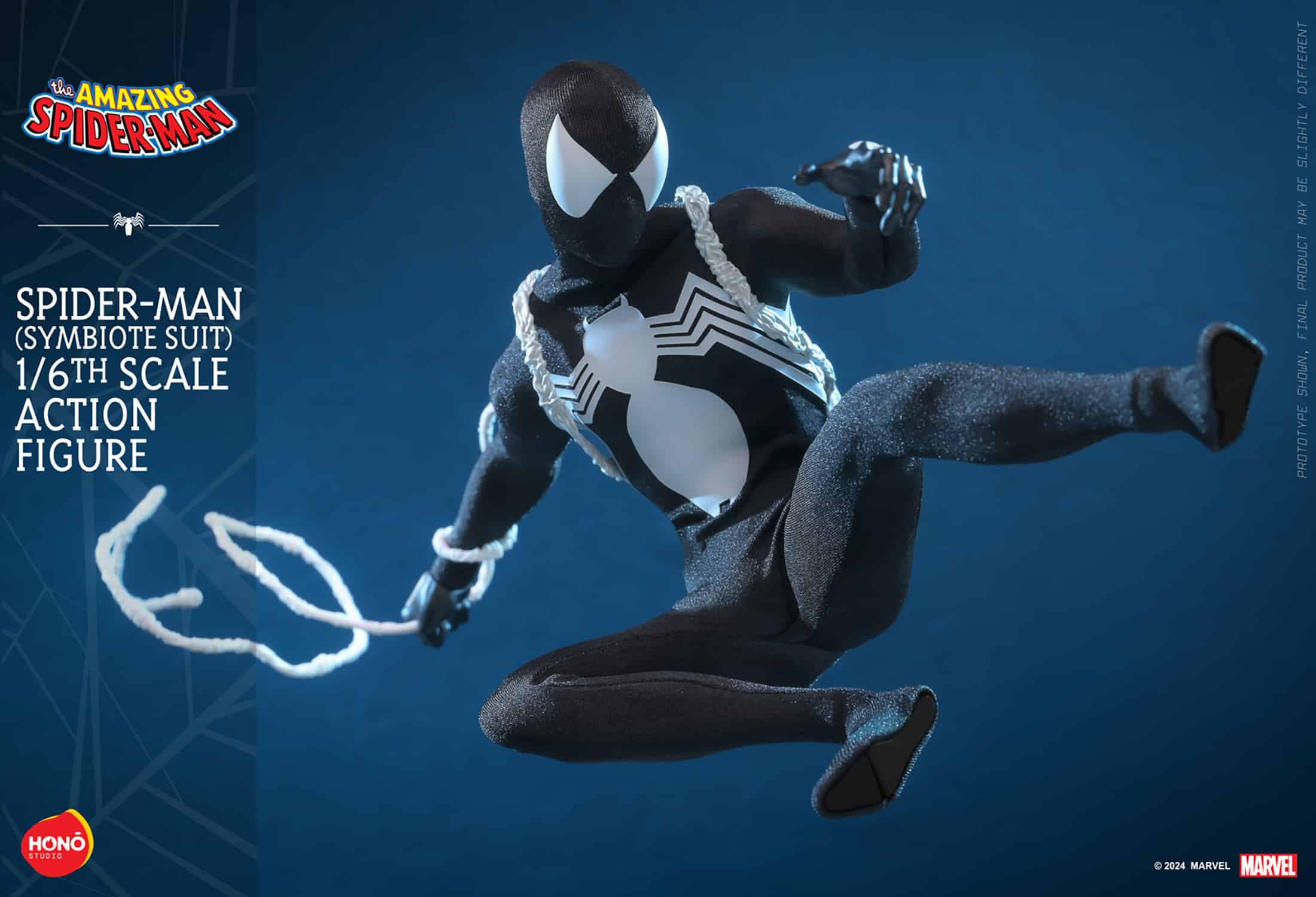 Hono Studio Spider-Man Symbiote Suit Sixth Scale Figure Limited 1:6 Collectible