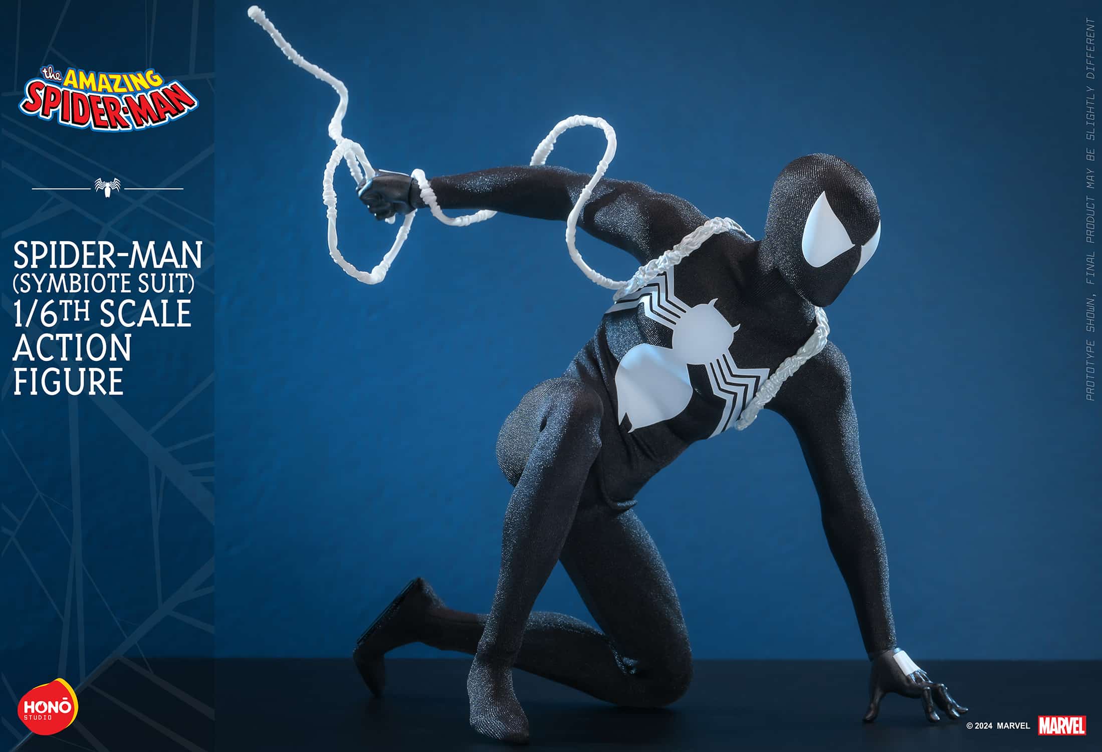 Hono Studio Spider-Man Symbiote Suit Sixth Scale Figure Limited 1:6 Collectible