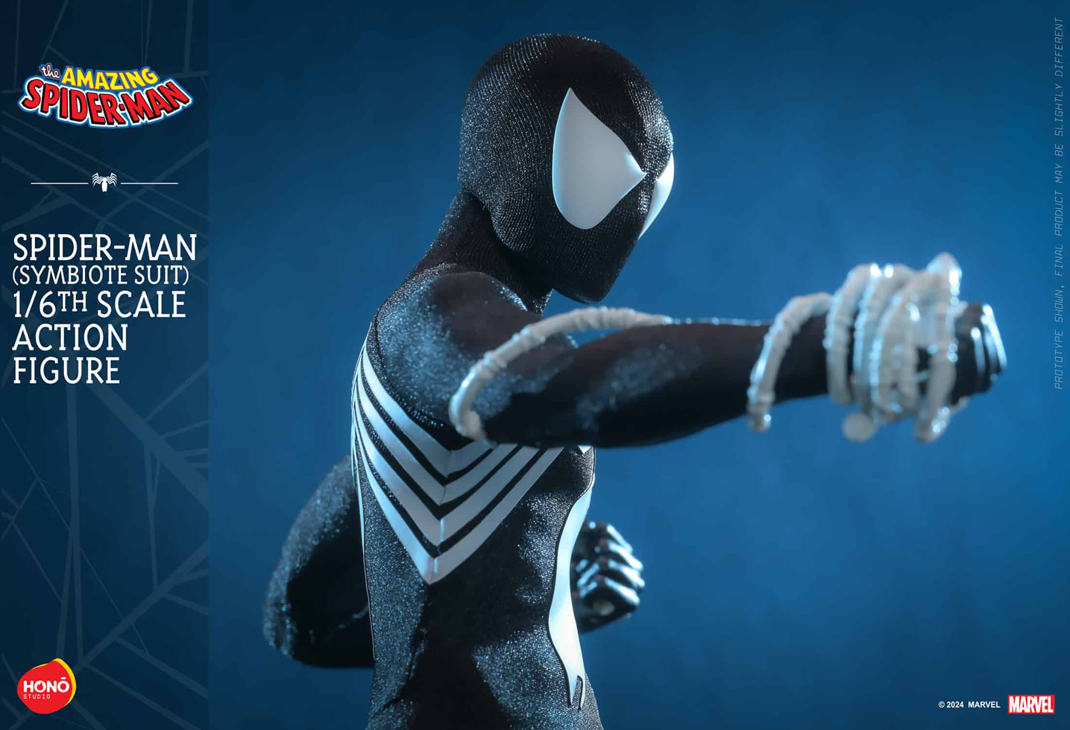 Hono Studio Spider-Man Symbiote Suit Sixth Scale Figure Limited 1:6 Collectible