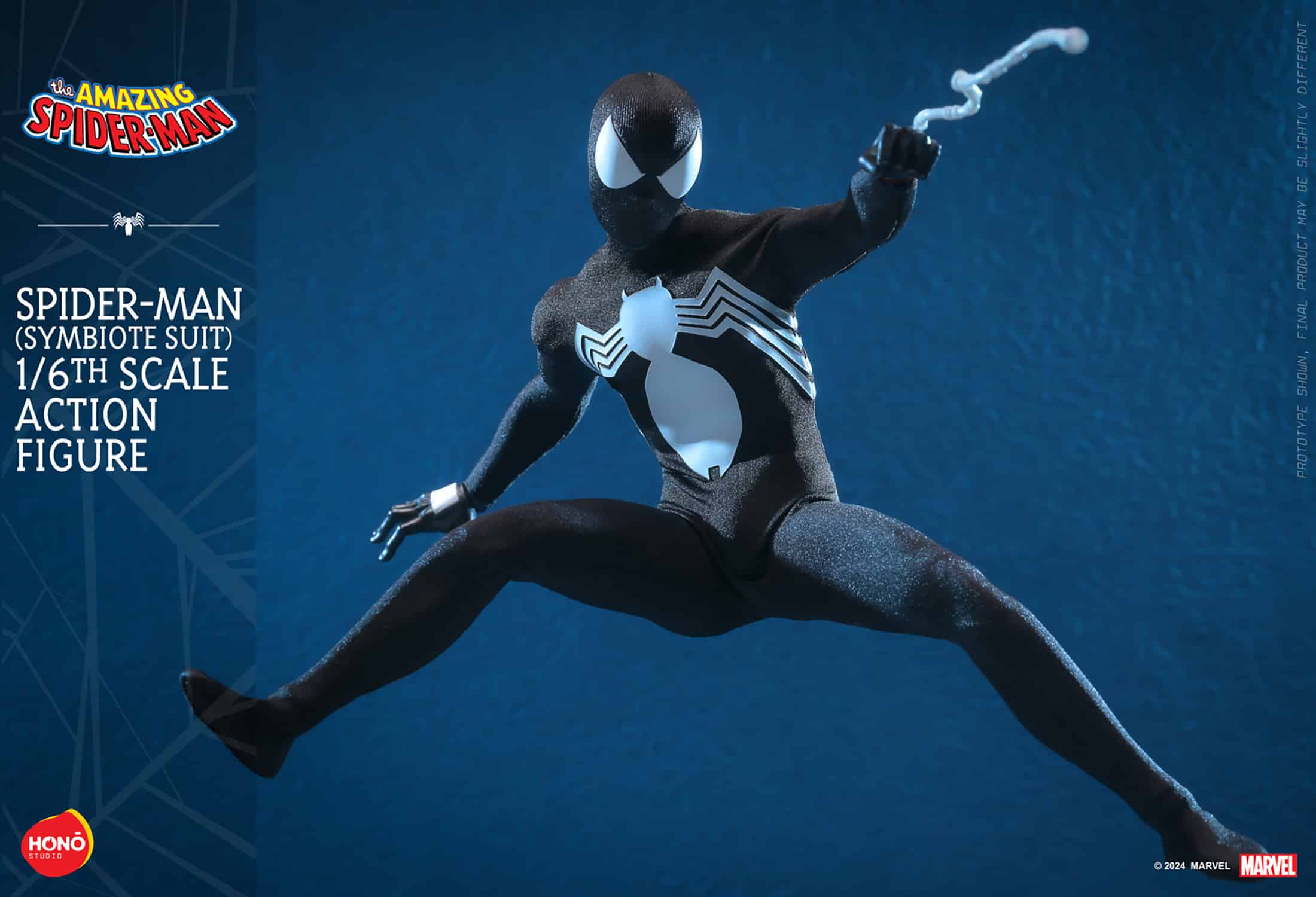 Hono Studio Spider-Man Symbiote Suit Sixth Scale Figure Limited 1:6 Collectible