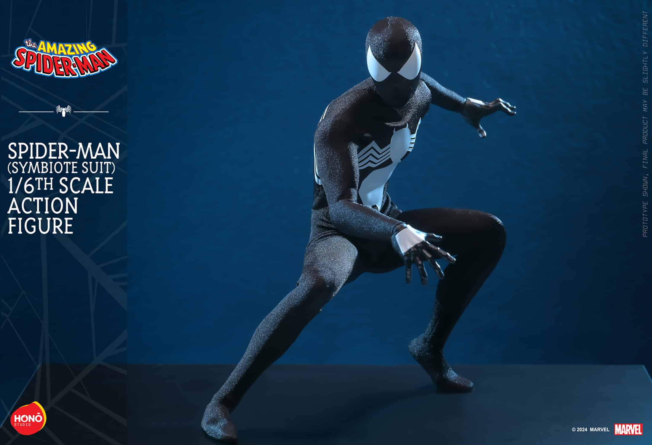 Hono Studio Spider-Man Symbiote Suit Sixth Scale Figure Limited 1:6 Collectible