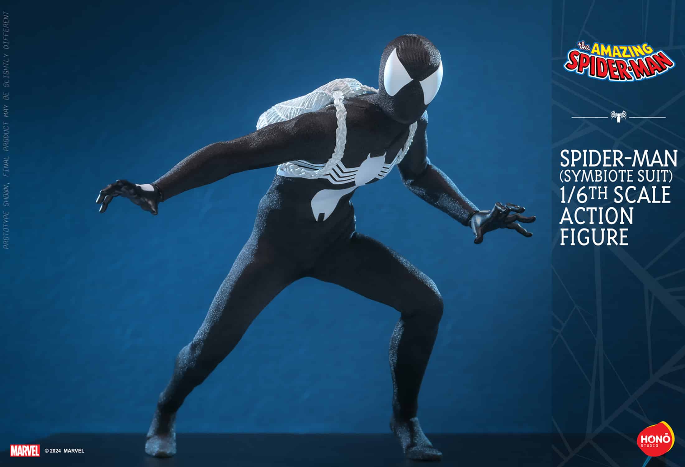 Hono Studio Spider-Man Symbiote Suit Sixth Scale Figure Limited 1:6 Collectible