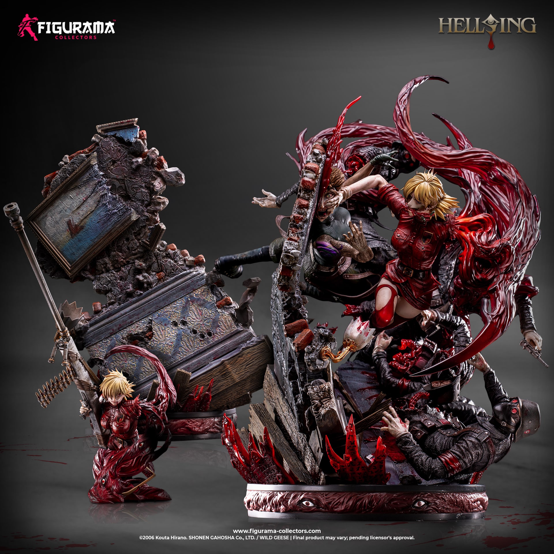 Figurama Hellsing Seras Victoria Elite Exclusive Statue 1/5 Scale Limited Collectible