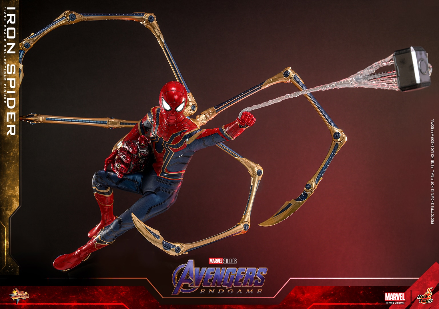 Hot Toys Iron Spider Upgraded Sixth Scale Figure Marvel Limited 1:6 Collectible