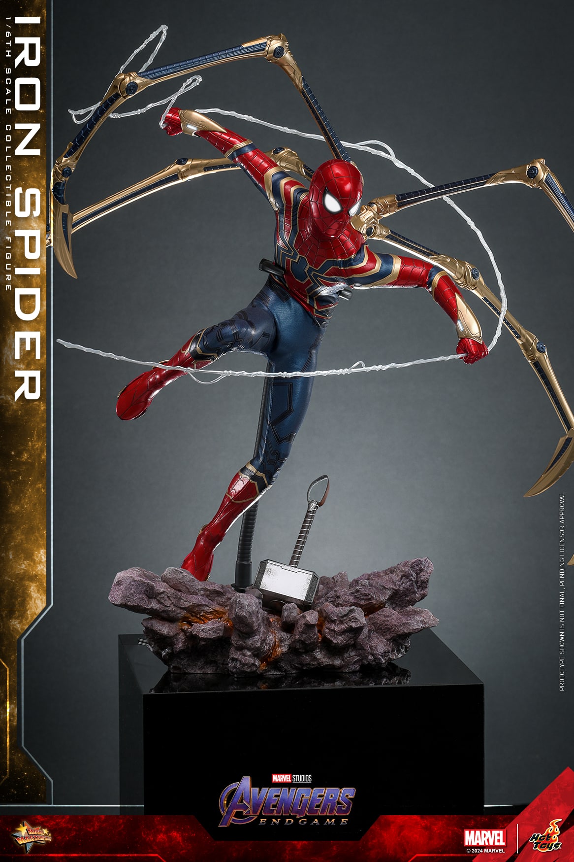 Hot Toys Iron Spider Upgraded Sixth Scale Figure Marvel Limited 1:6 Collectible