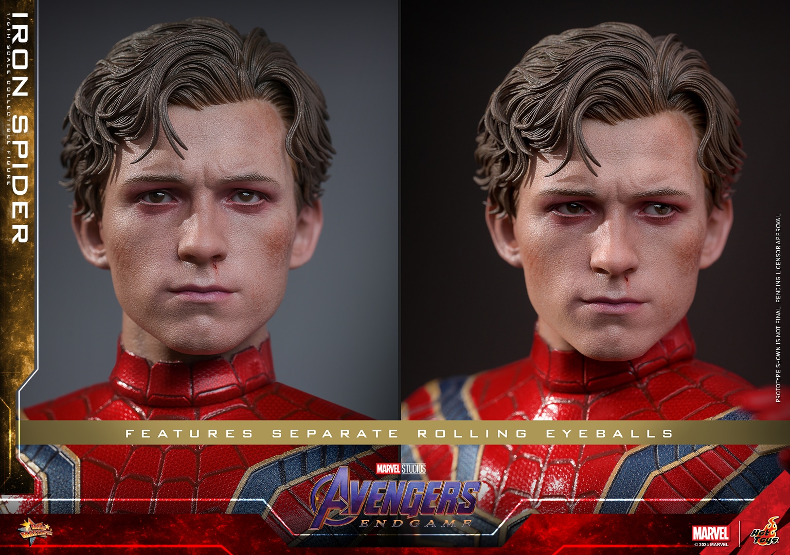 Hot Toys Iron Spider Upgraded Sixth Scale Figure Marvel Limited 1:6 Collectible