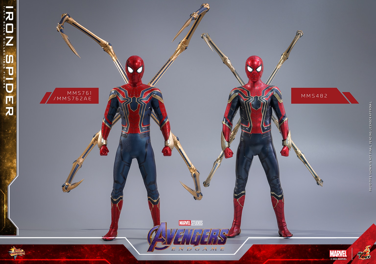 Hot Toys Iron Spider Upgraded Sixth Scale Figure Marvel Limited 1:6 Collectible