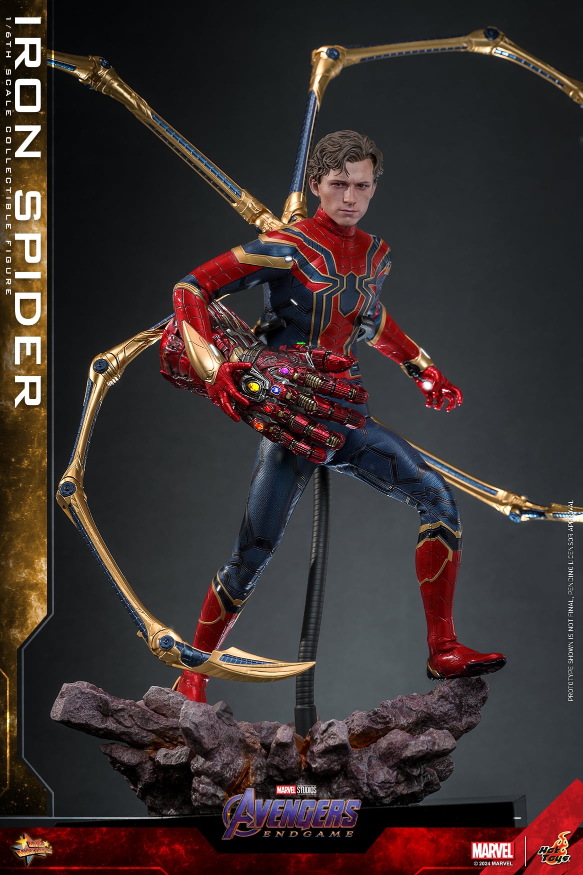 Hot Toys Iron Spider Upgraded Sixth Scale Figure Marvel Limited 1:6 Collectible
