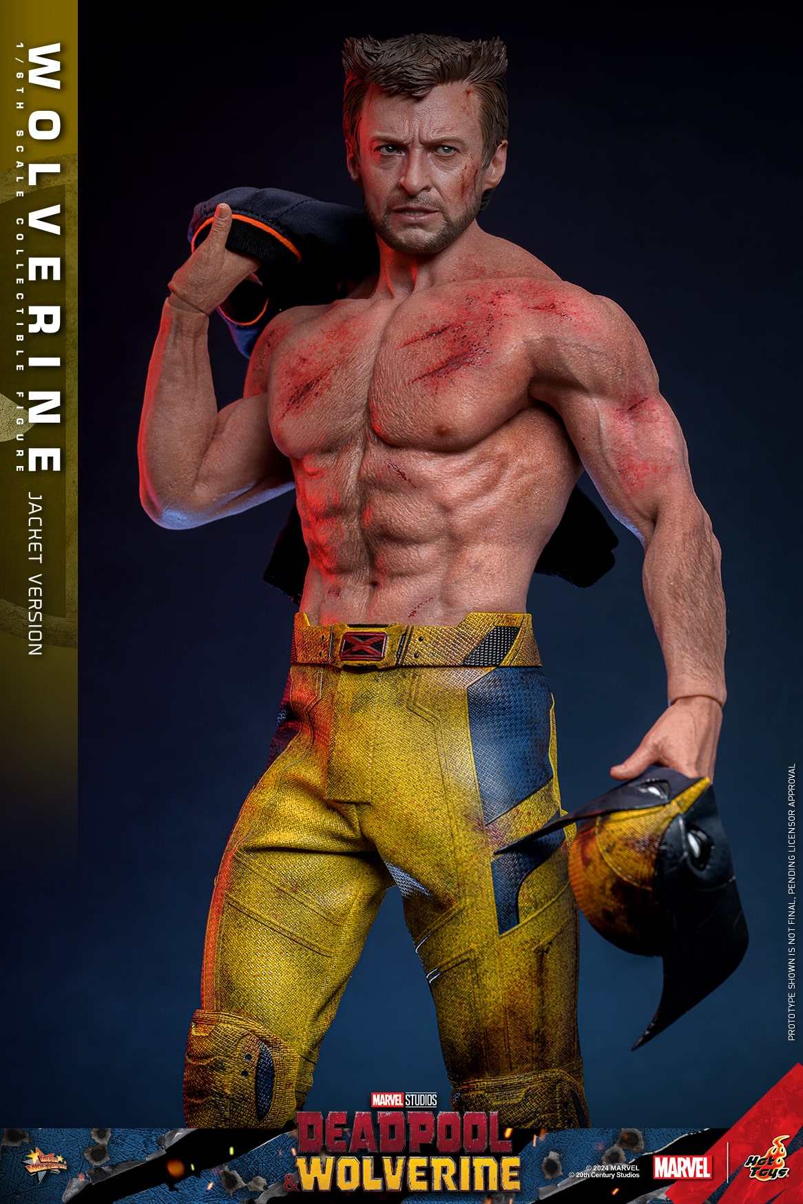 Hot Toys Wolverine Jacket Version Sixth Scale Figure Deadpool and Wolverine Limited Marvel 1:6 Collectible