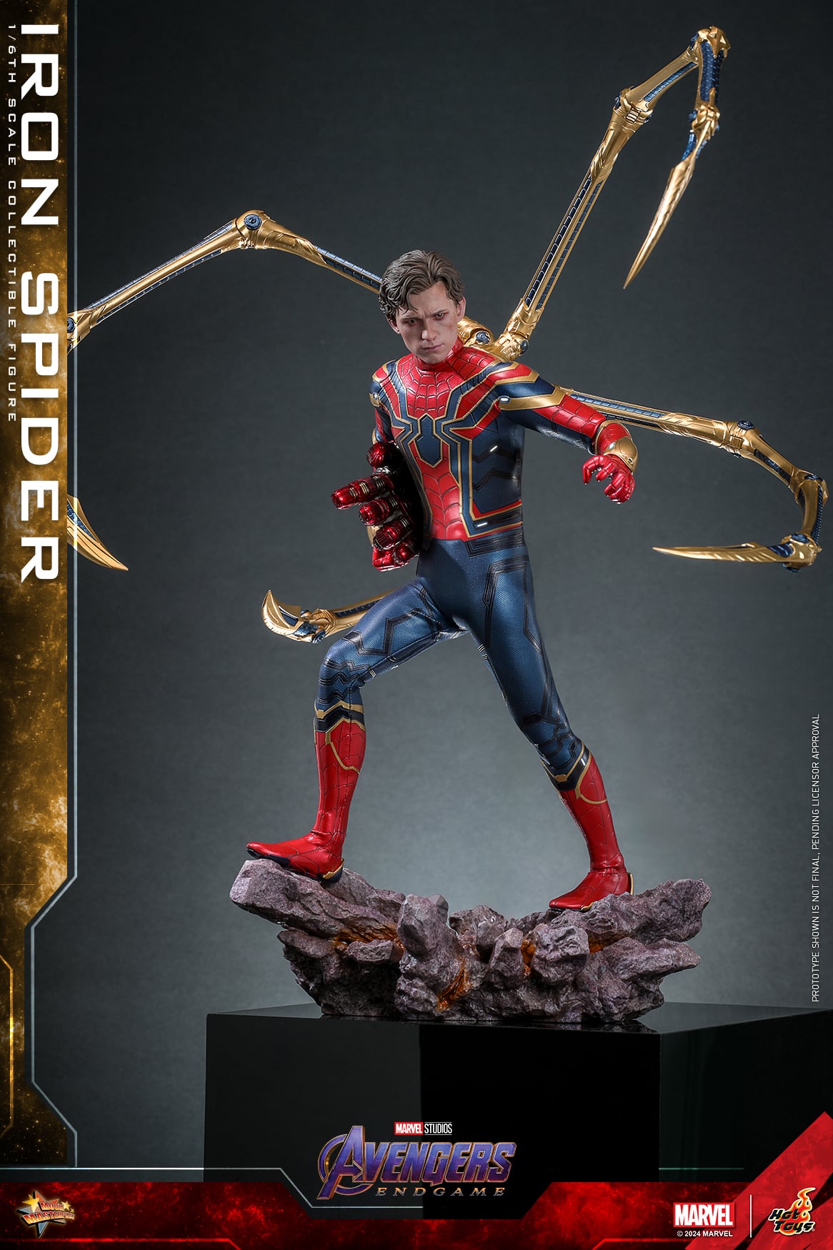 Hot Toys Iron Spider Upgraded Sixth Scale Figure Marvel Limited 1:6 Collectible