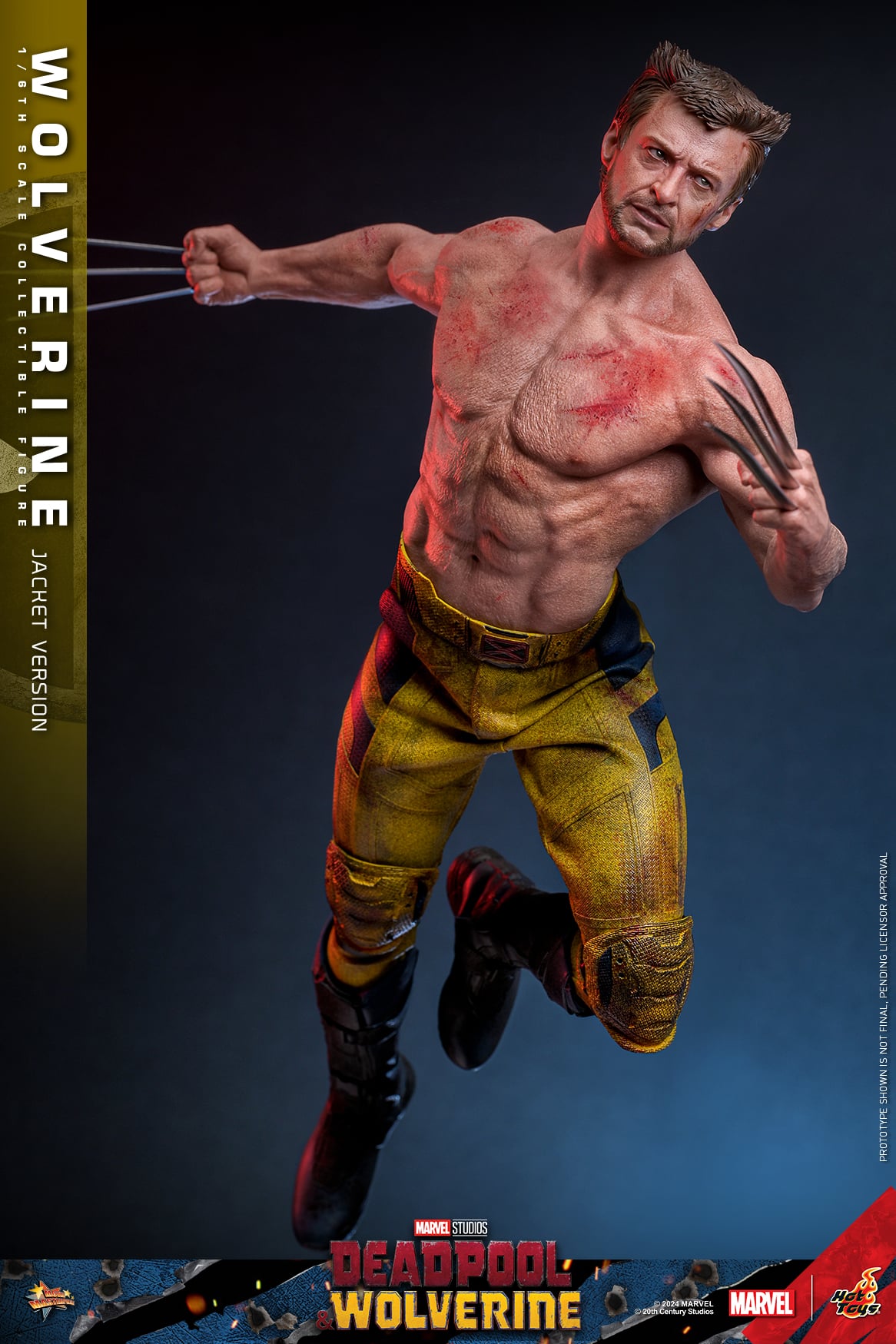 Hot Toys Wolverine Jacket Version Sixth Scale Figure Deadpool and Wolverine Limited Marvel 1:6 Collectible