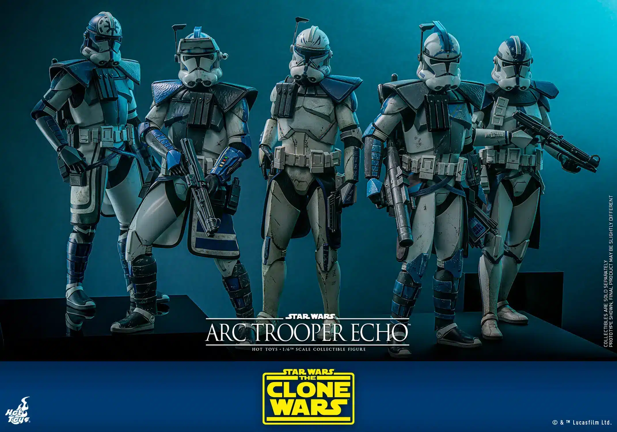 arc-trooper-echo_star-wars_gallery_66878fad0cd4b Hot Toys ARC Trooper Echo Sixth Scale Figure Star Wars 1:6 Limited Collectible