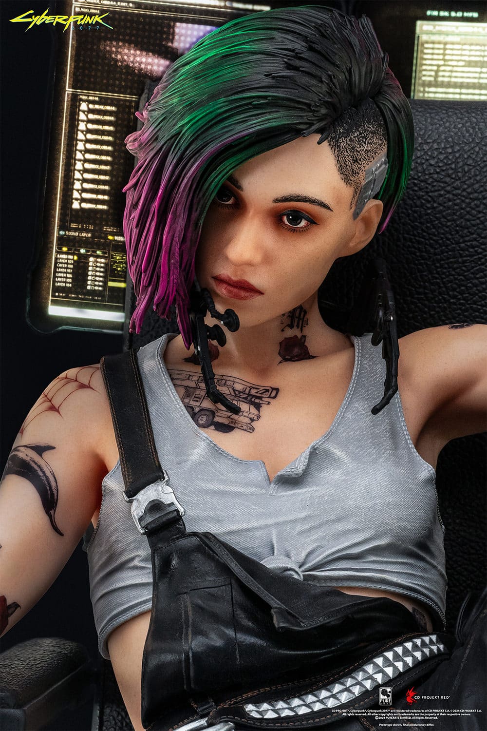 PureArts Judy Alvarez Statue Limited Cyberpunk 2077 Collectible