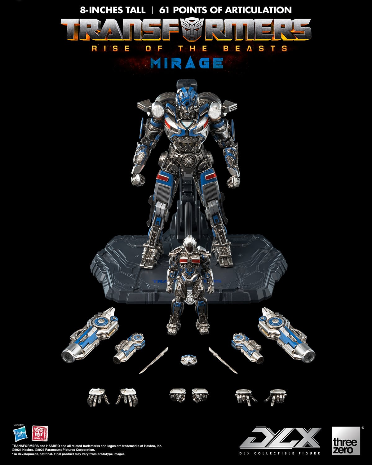 ThreeZero Mirage DLX Figure Transformers Rise Of the Beasts Limited Collectible