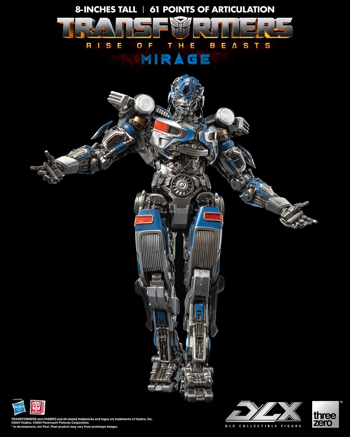 ThreeZero Mirage DLX Figure Transformers Rise Of the Beasts Limited Collectible