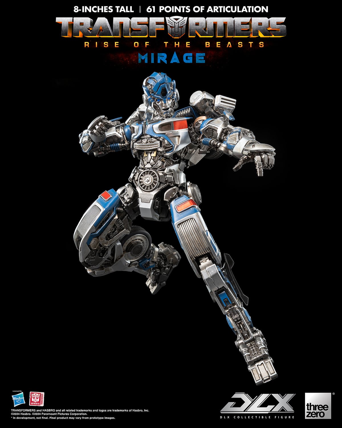 ThreeZero Mirage DLX Figure Transformers Rise Of the Beasts Limited Collectible