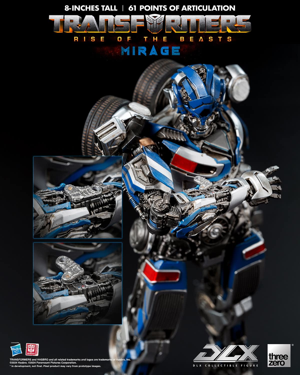ThreeZero Mirage DLX Figure Transformers Rise Of the Beasts Limited Collectible