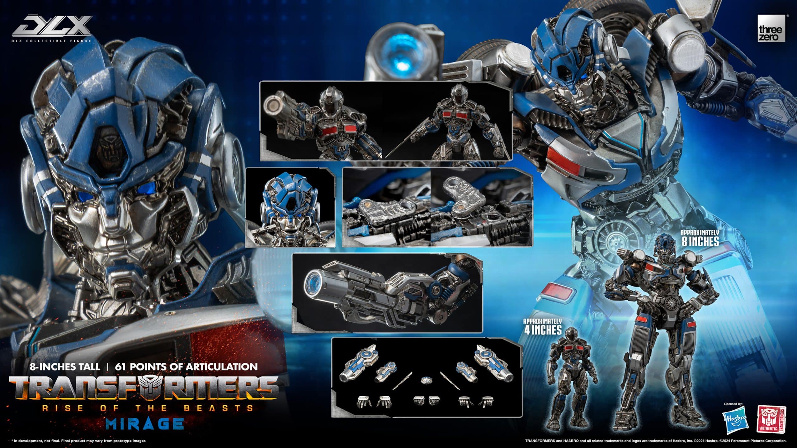 ThreeZero Mirage DLX Figure Transformers Rise Of the Beasts Limited Collectible