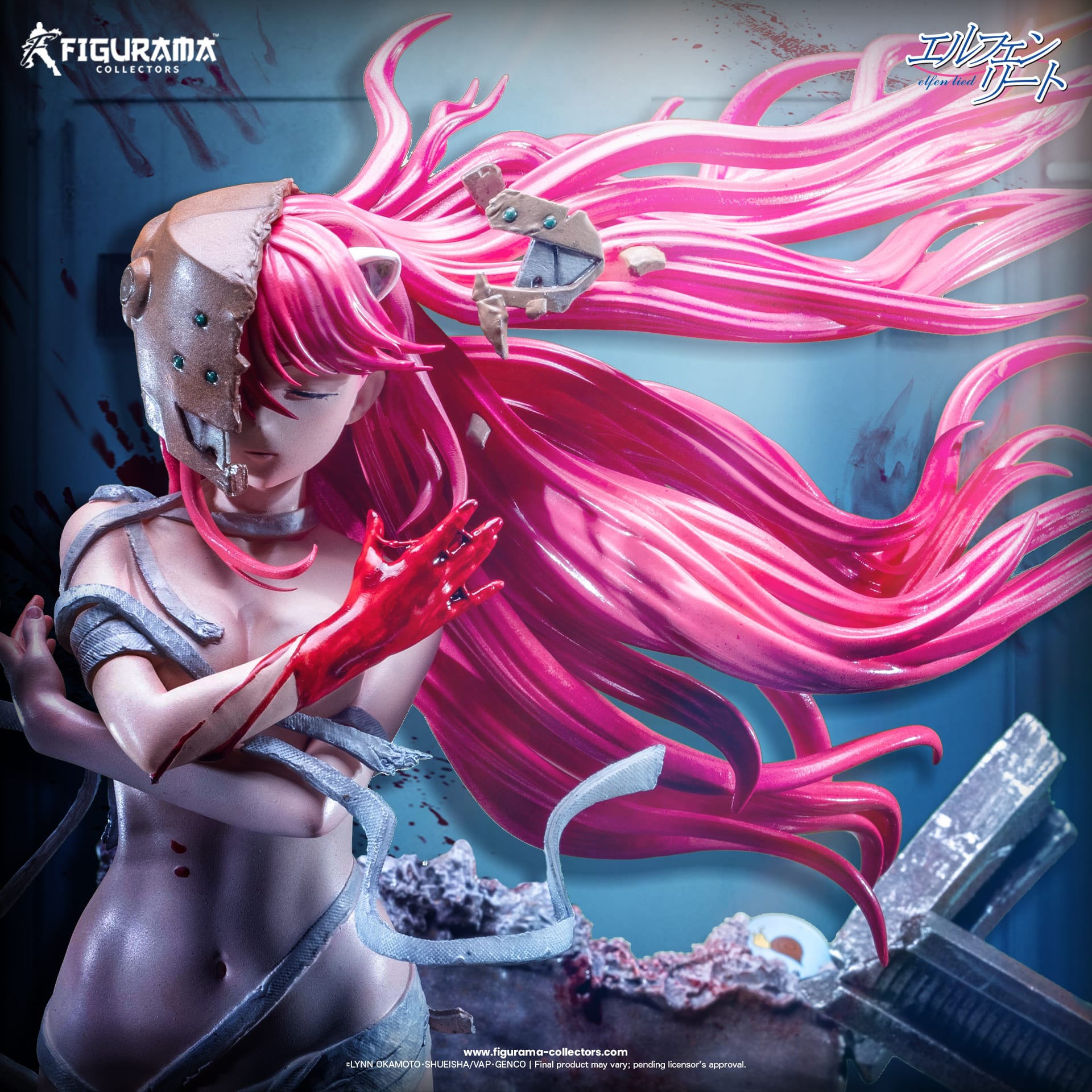 Figurama Elfen Lied Lucy Elite Solo Statue Anime Limited Collectible