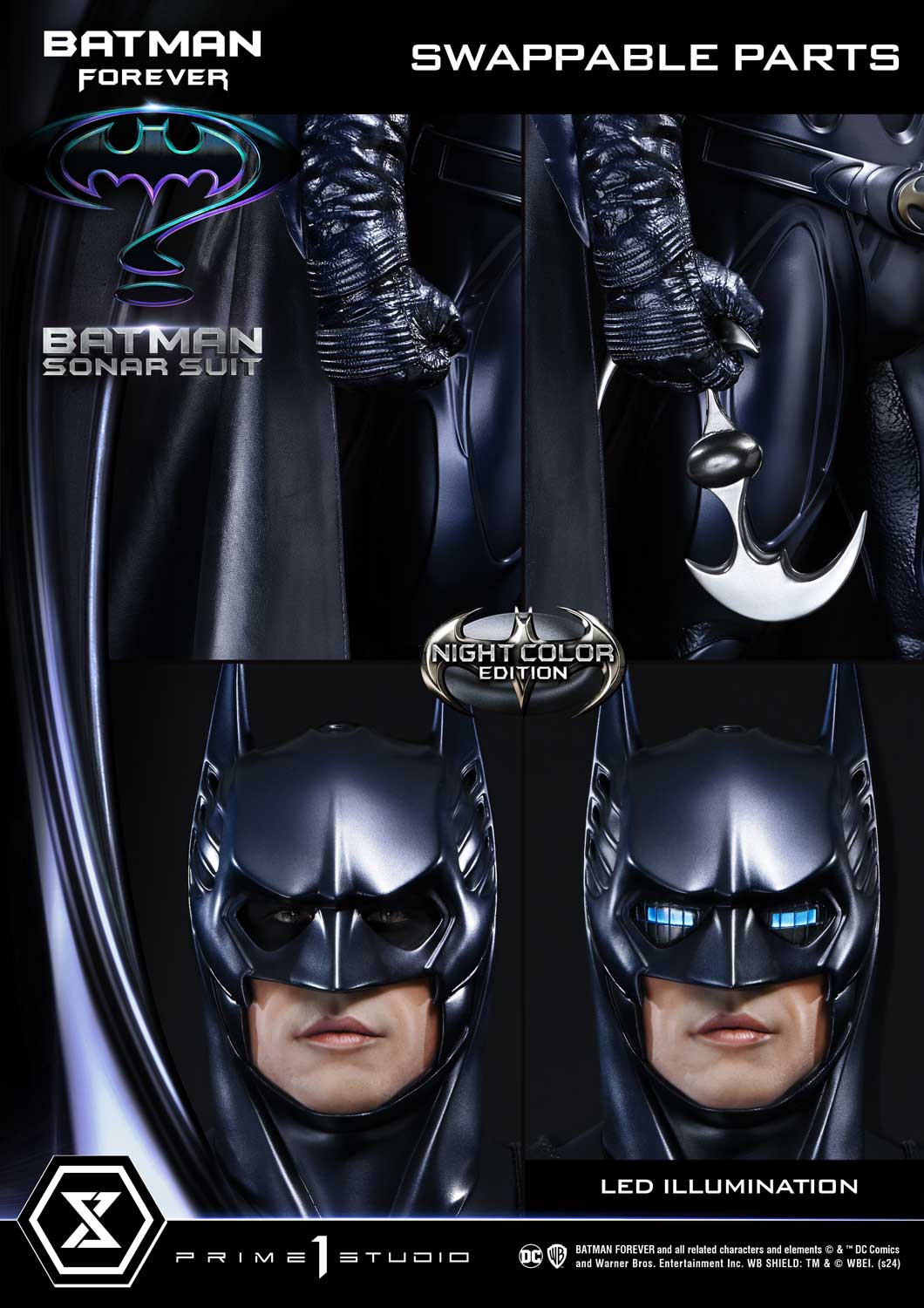 Prime 1 Studio Batman Sonar Suit Night Color Edition Statue Limited Batman Forever DC Collectible