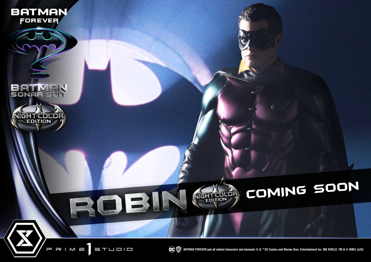 Prime 1 Studio Batman Sonar Suit Night Color Edition Statue Limited Batman Forever DC Collectible