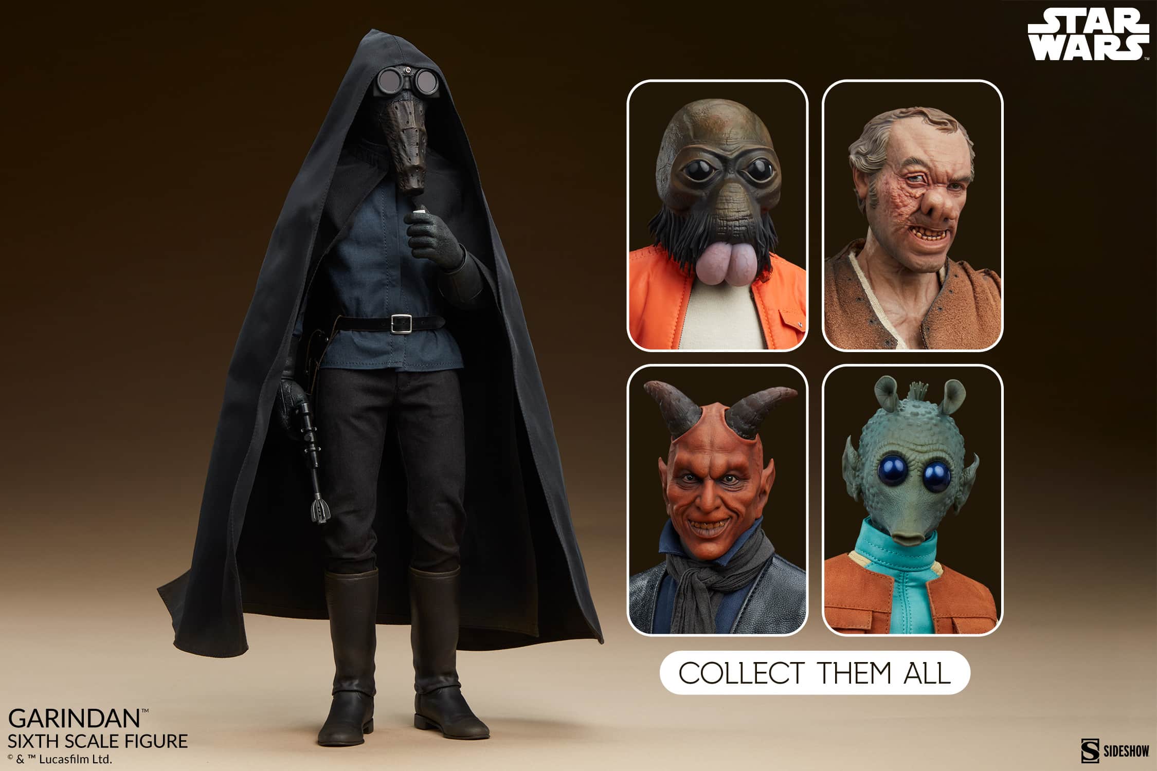 Sideshow Collectibles Garindan Sixth Scale Figure Star Wars Limited Collectible