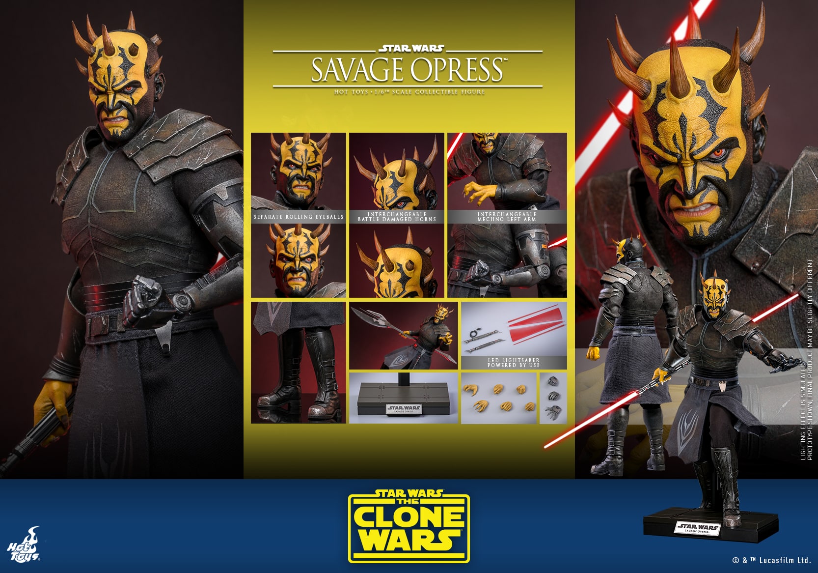 464217543_954254616738551_8845223581927459188_n Savage Opress Sixth Scale Figure Star Wars The Clone Wars Limited Collectible