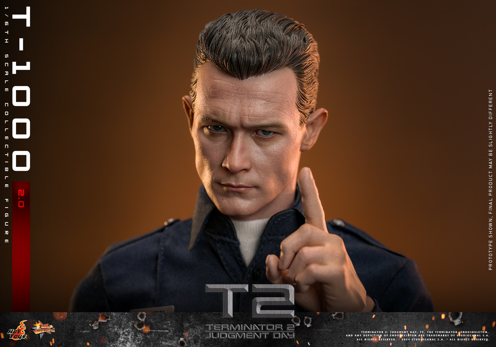 T-1000 Sixth Scale Figure 2.0 Terminator 2: Judgement Day Limited Collectible