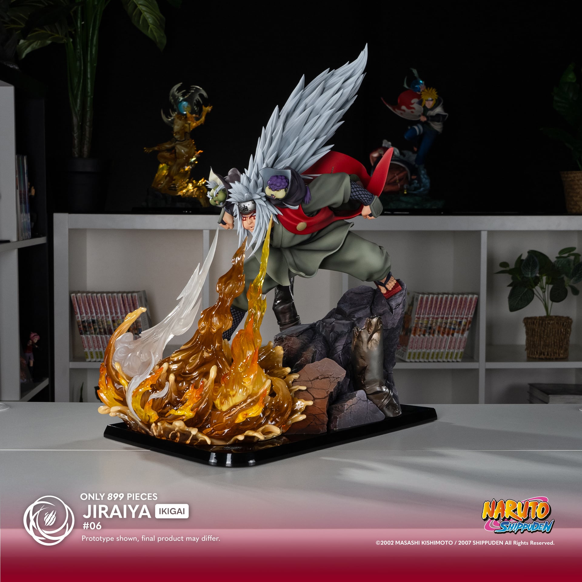 Jaraiya Statue 1/6 Scale Ikigai Limited Edition Naruto Shippuden Collectible