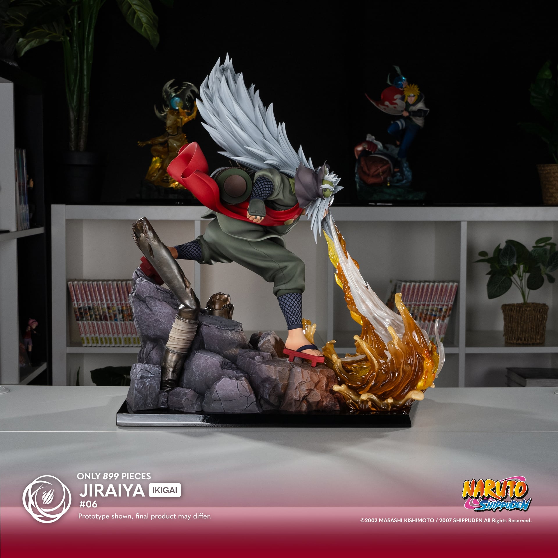 Jaraiya Statue 1/6 Scale Ikigai Limited Edition Naruto Shippuden Collectible