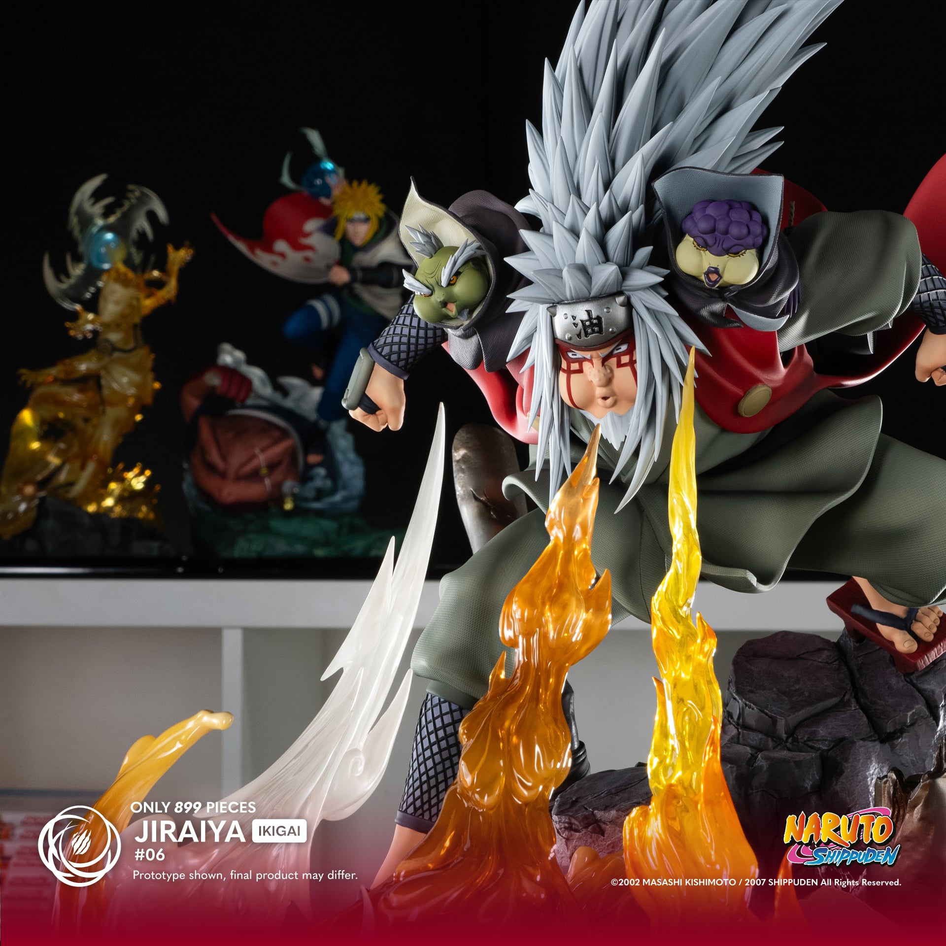 Jaraiya Statue 1/6 Scale Ikigai Limited Edition Naruto Shippuden Collectible
