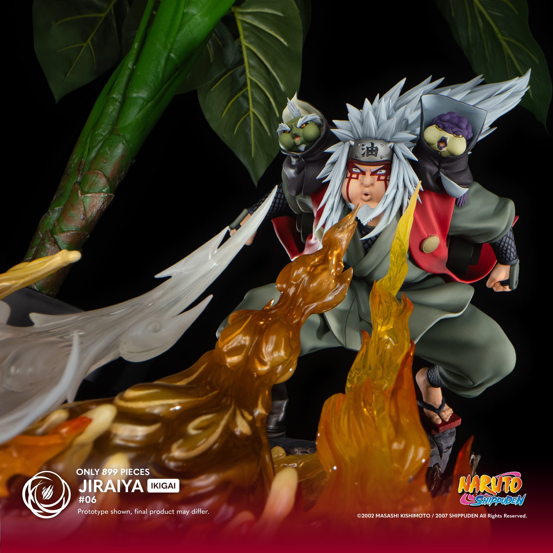 Jaraiya Statue 1/6 Scale Ikigai Limited Edition Naruto Shippuden Collectible