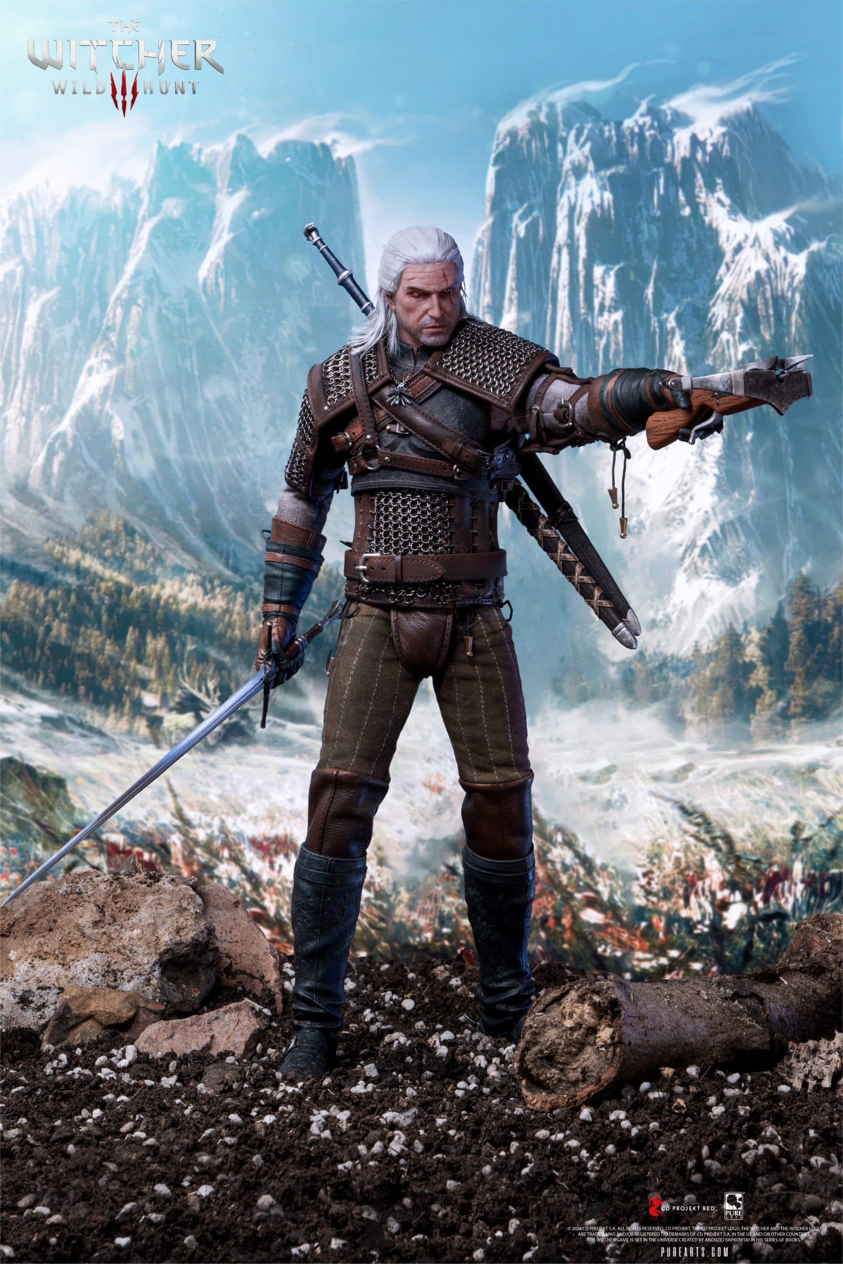 Geralt Of Rivia Sixth Scale Figure Witcher Limited Collectible