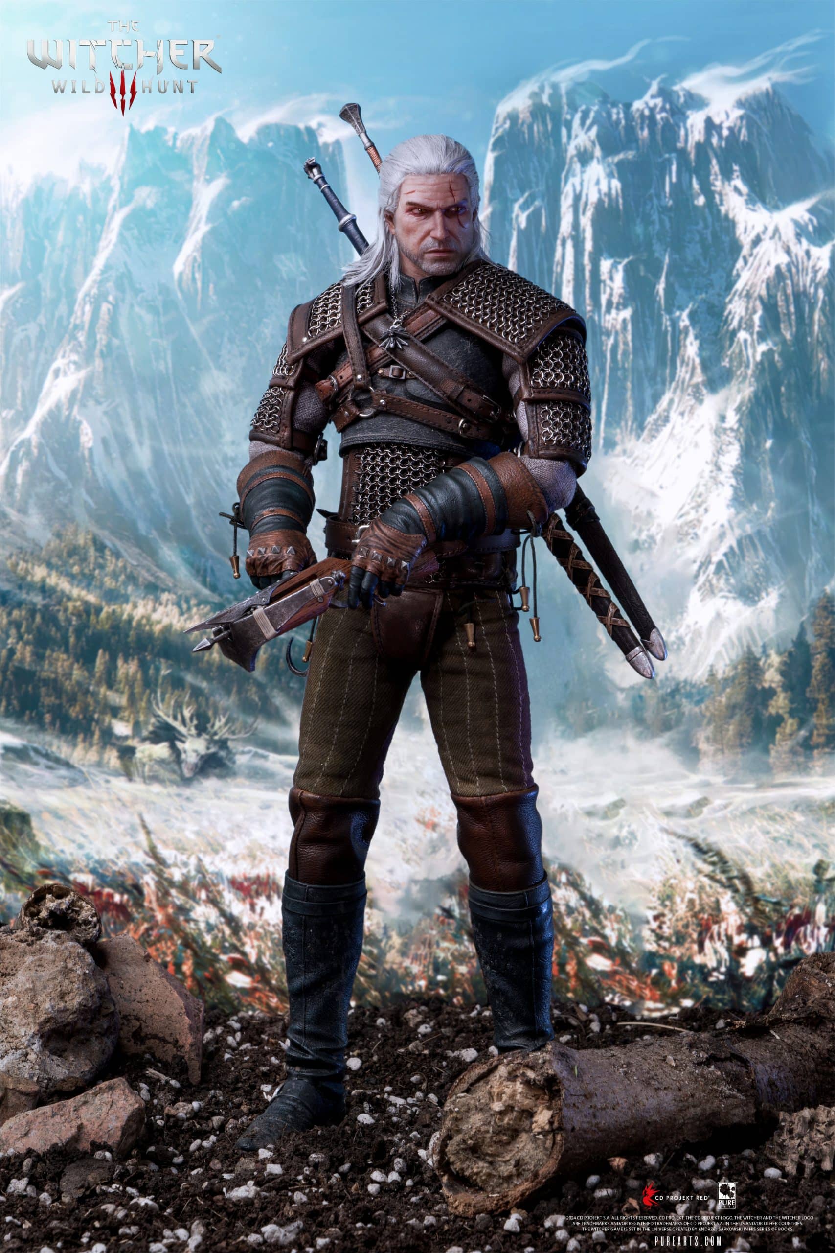 Geralt Of Rivia Sixth Scale Figure Witcher Limited Collectible