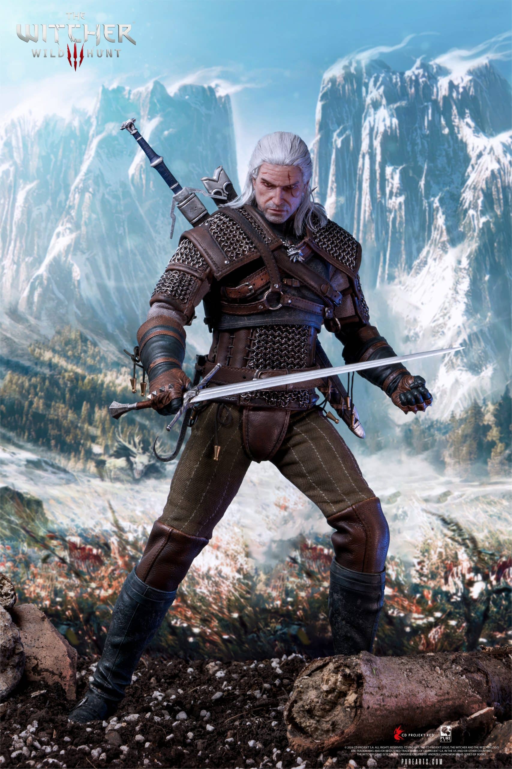 Geralt Of Rivia Sixth Scale Figure Witcher Limited Collectible