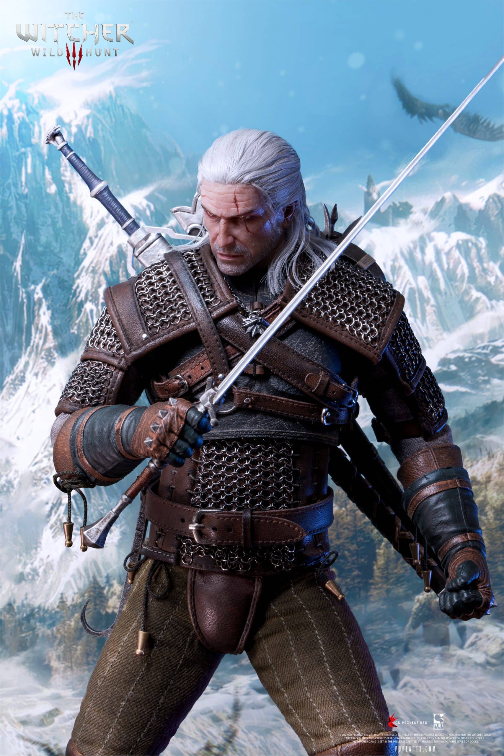 Geralt Of Rivia Sixth Scale Figure Witcher Limited Collectible
