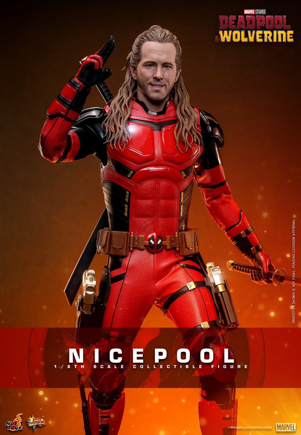 Nicepool Sixth Scale Figure Wolverine Vs Deadpool Limited Collectible