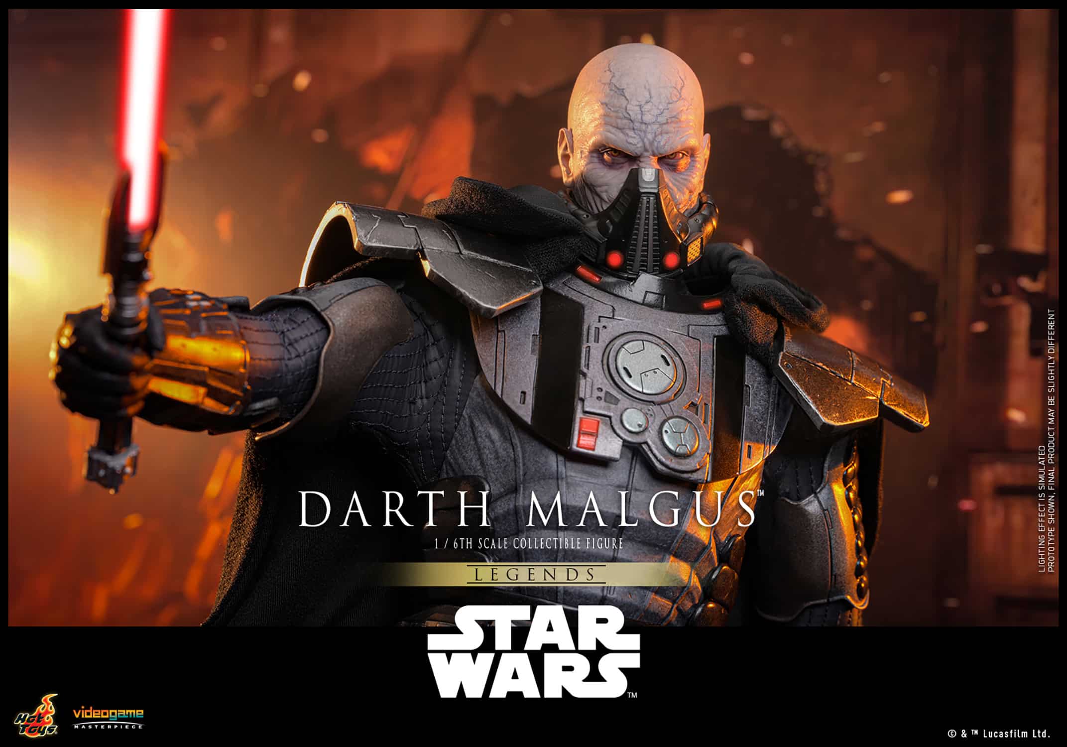 Darth Malgus Sixth Scale Figure Limited Star Wars Legends Collectible
