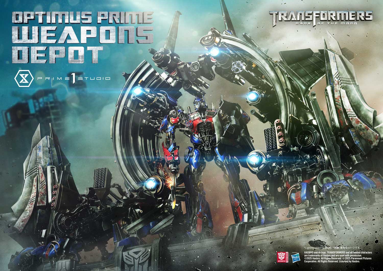 Optimus Prime Weapons Depot Statue Diorama Transformers Limited Collectible