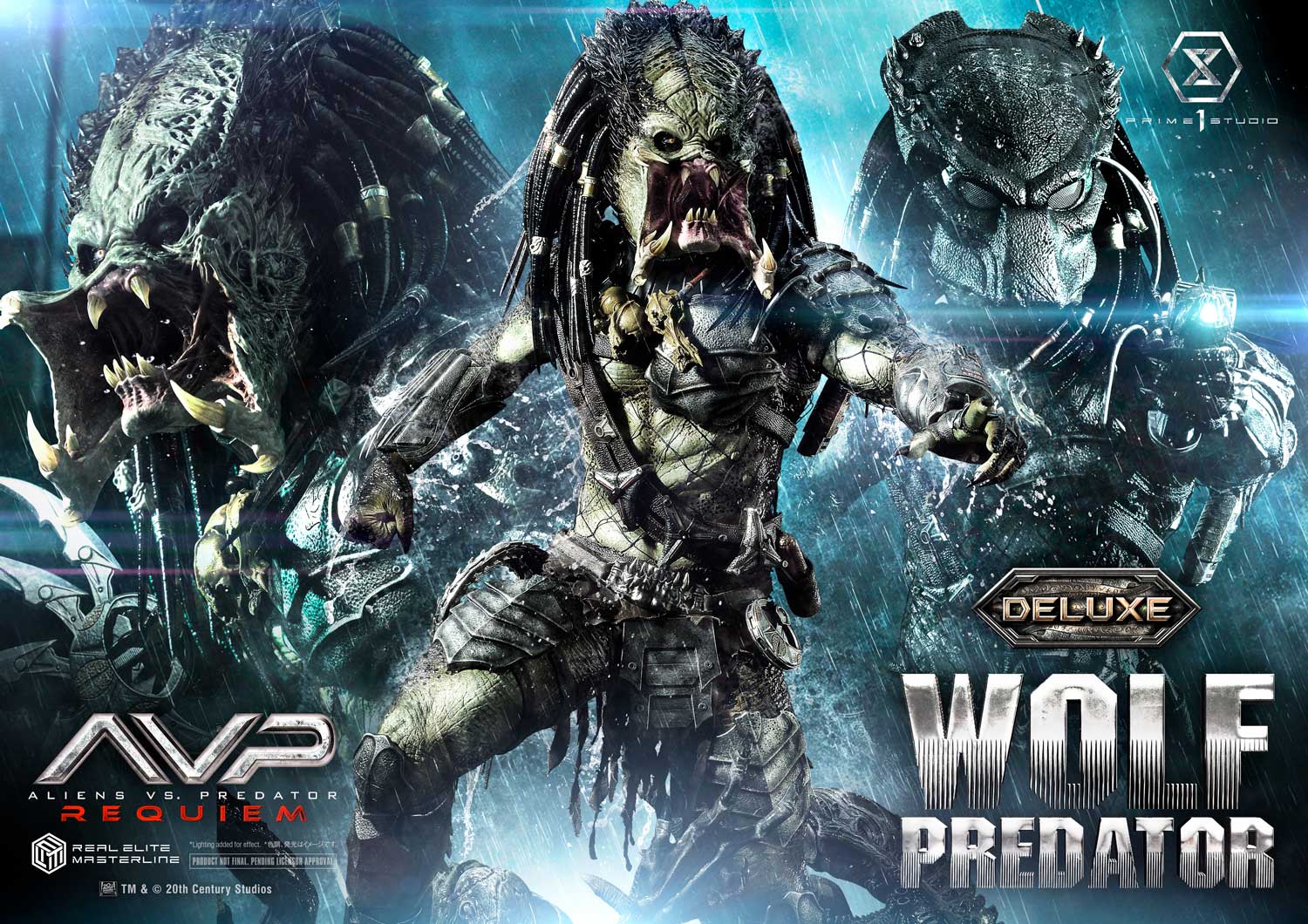 Wolf Predator Statue 1:3 Scale Real Elite Masterline Collectible